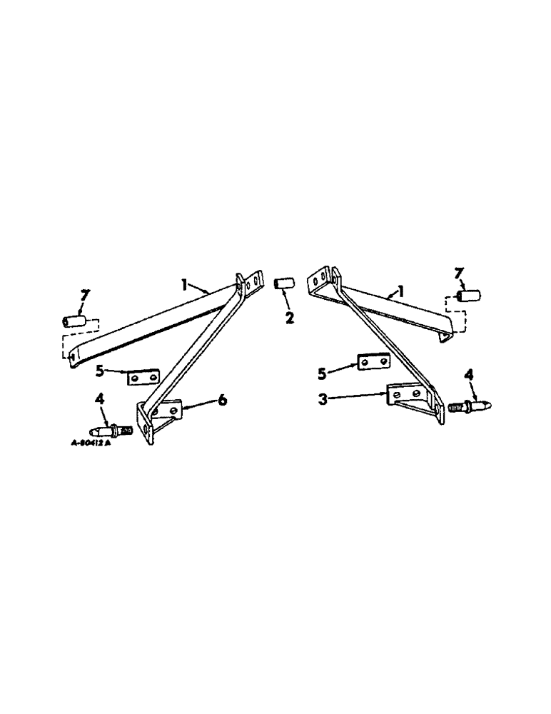 Схема запчастей Case IH 120F - (W-07) - THREE-POINT HITCH COMPLETING PACKAGE 