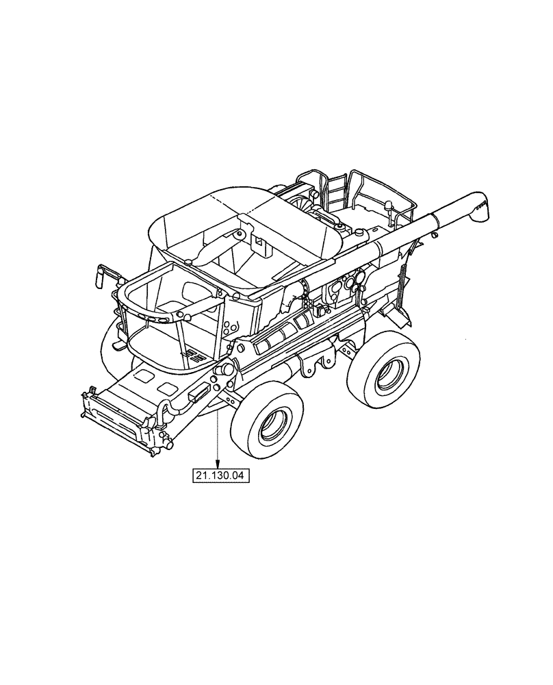 Схема запчастей Case IH 2588 - (00.000.21) - PICTORIAL INDEX - TRANSMISSION (00) - GENERAL & PICTORIAL INDEX