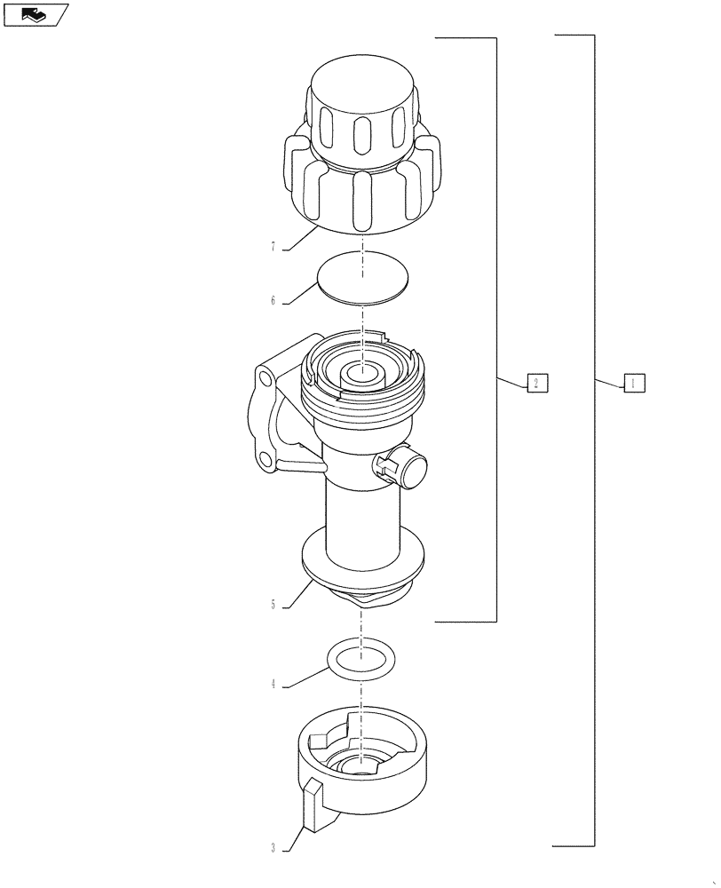 Схема запчастей Case IH SPX3320 - (11-062) - NOZZLE, SINGLE WILGER Options