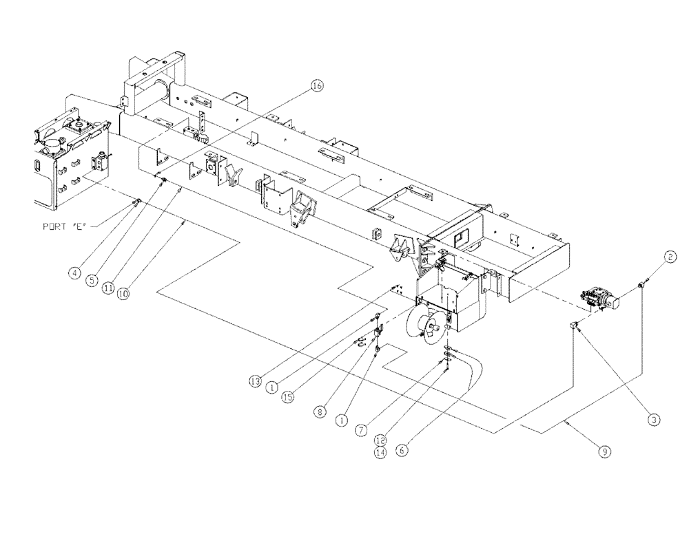 Схема запчастей Case IH 438 - (21-007) - PRESSURE WASHER W/WET KIT HYD Pressure Washer