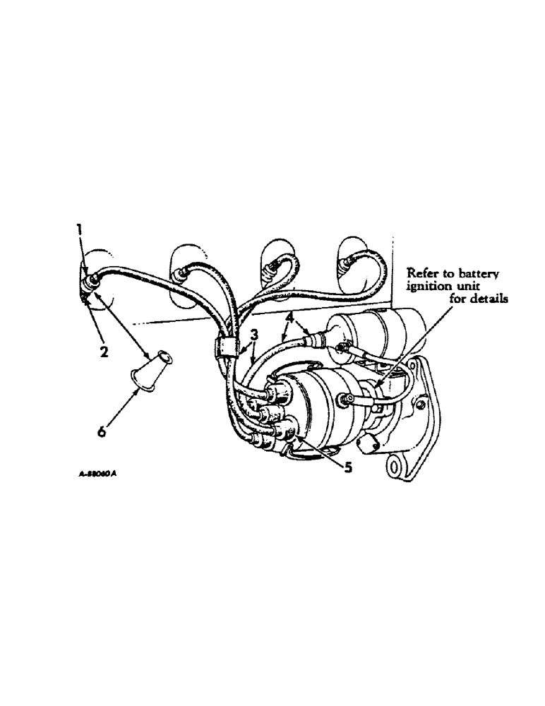 Схема запчастей Case IH 2504 - (082) - ELECTRICAL SYSTEM, SPARK PLUGS AND CABLES (06) - ELECTRICAL SYSTEMS