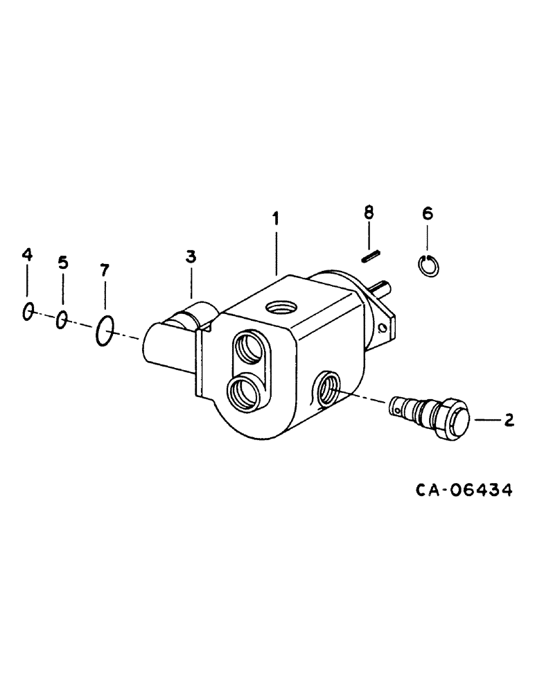 Схема запчастей Case IH 1460 - (10-099) - REEL DRIVE PUMP (07) - HYDRAULICS