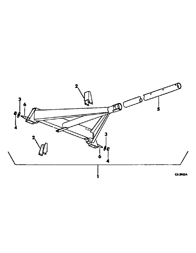 Схема запчастей Case IH VARIOUS - (D-35) - REAR AXLE ASSY 