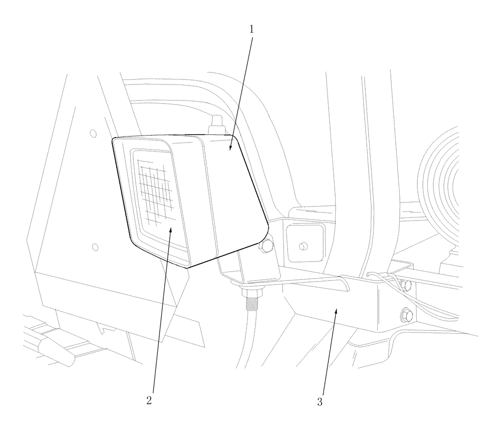 Схема запчастей Case IH DX33 - (14D01) - WORKLIGHTS (08) - SHEET METAL