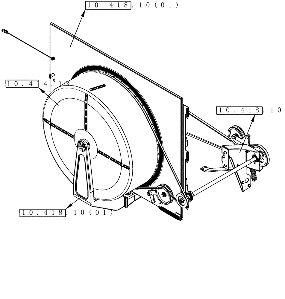 Схема запчастей Case IH 8010 - (00.000.10[02C]) - PICTORIAL INDEX - ROTARY AIR SCREEN (00) - GENERAL & PICTORIAL INDEX