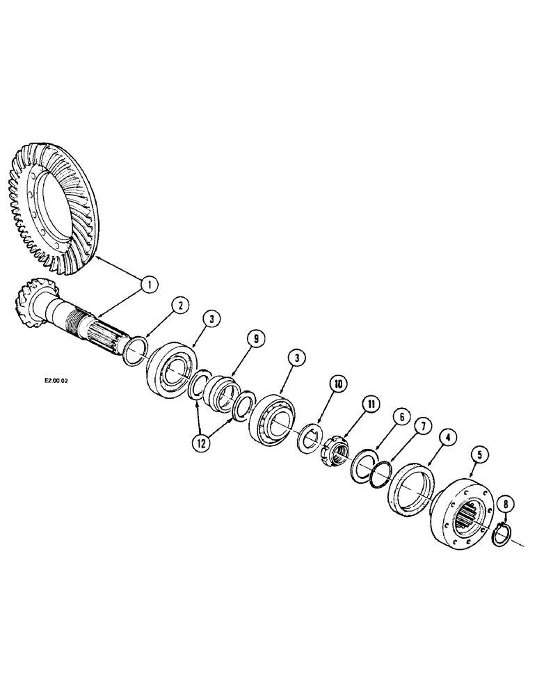 Схема запчастей Case IH 2120 - (6-068) - DRIVE ASSEMBLY - MFD, 2120 (06) - POWER TRAIN