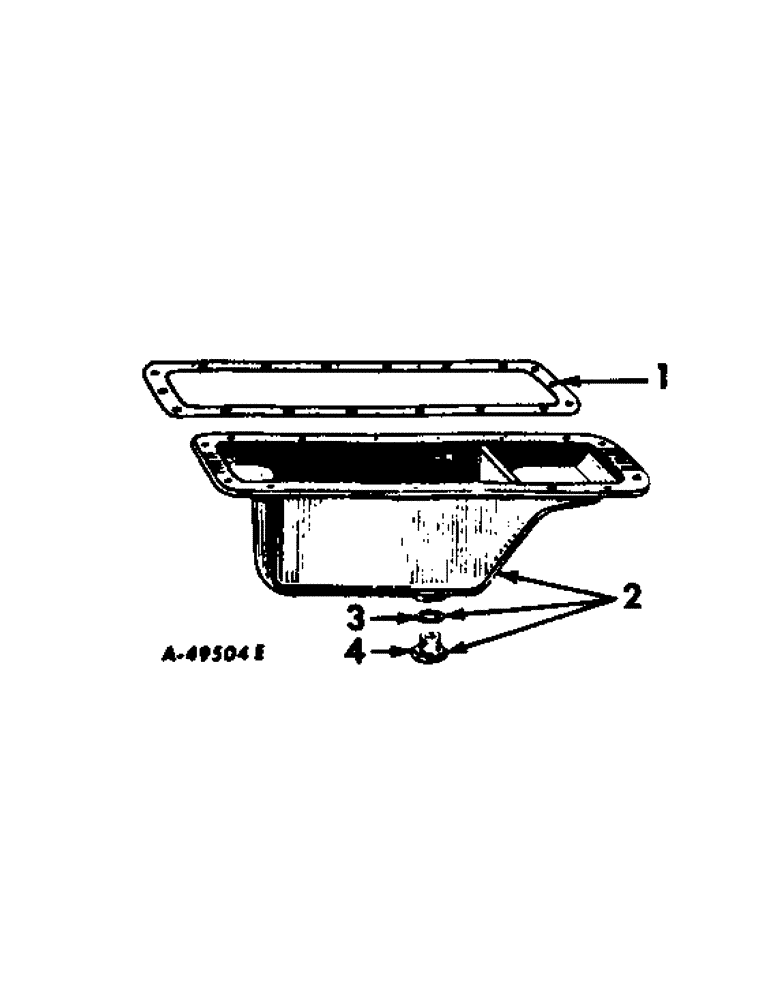 Схема запчастей Case IH C-153 - (E-12[A]) - CRANKCASE OIL PAN 