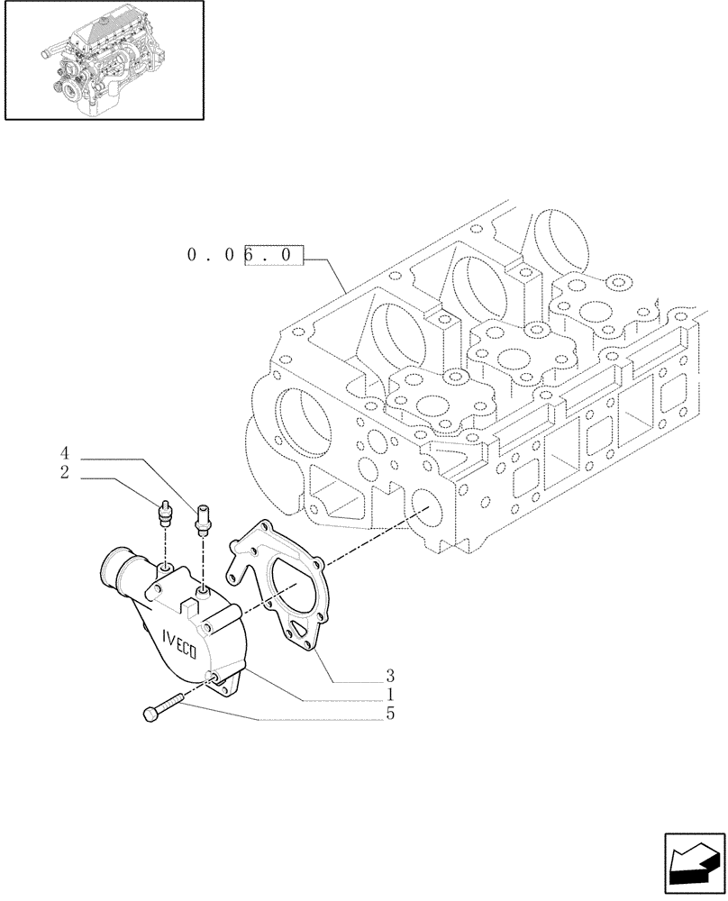 Схема запчастей Case IH F3AE0684G B001 - (0.32.6[01]) - TEMPERATURE CONTROL (THERMOSTAT) - 500338898 