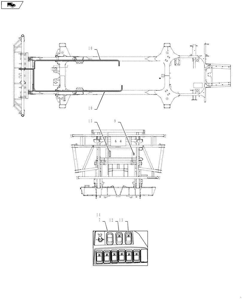 Схема запчастей Case IH 3230 - (55.440.22) - AIM COMMAND, ELECTRICAL GROUP, PWM (55) - ELECTRICAL SYSTEMS