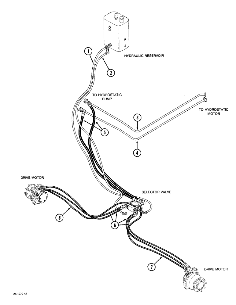 Схема запчастей Case IH 1640 - (1-22) - PICTORIAL INDEX, POWER GUIDE AXLE SYSTEM (00) - PICTORIAL INDEX