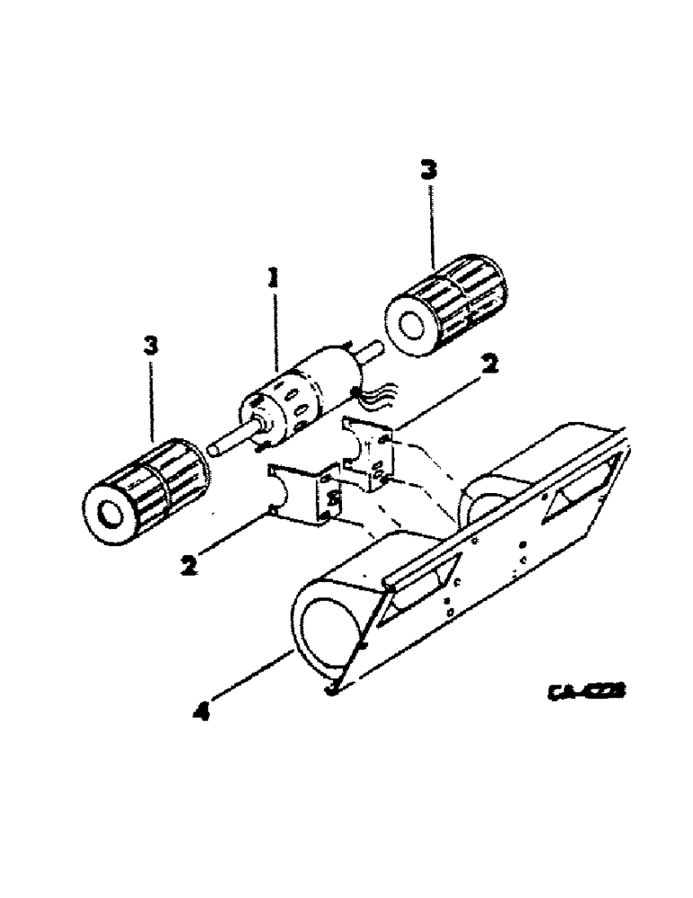 Схема запчастей Case IH 4366 - (13-12) - CAB AND SUPERSTRUCTURE, BLOWER ASSEMBLY (05) - SUPERSTRUCTURE