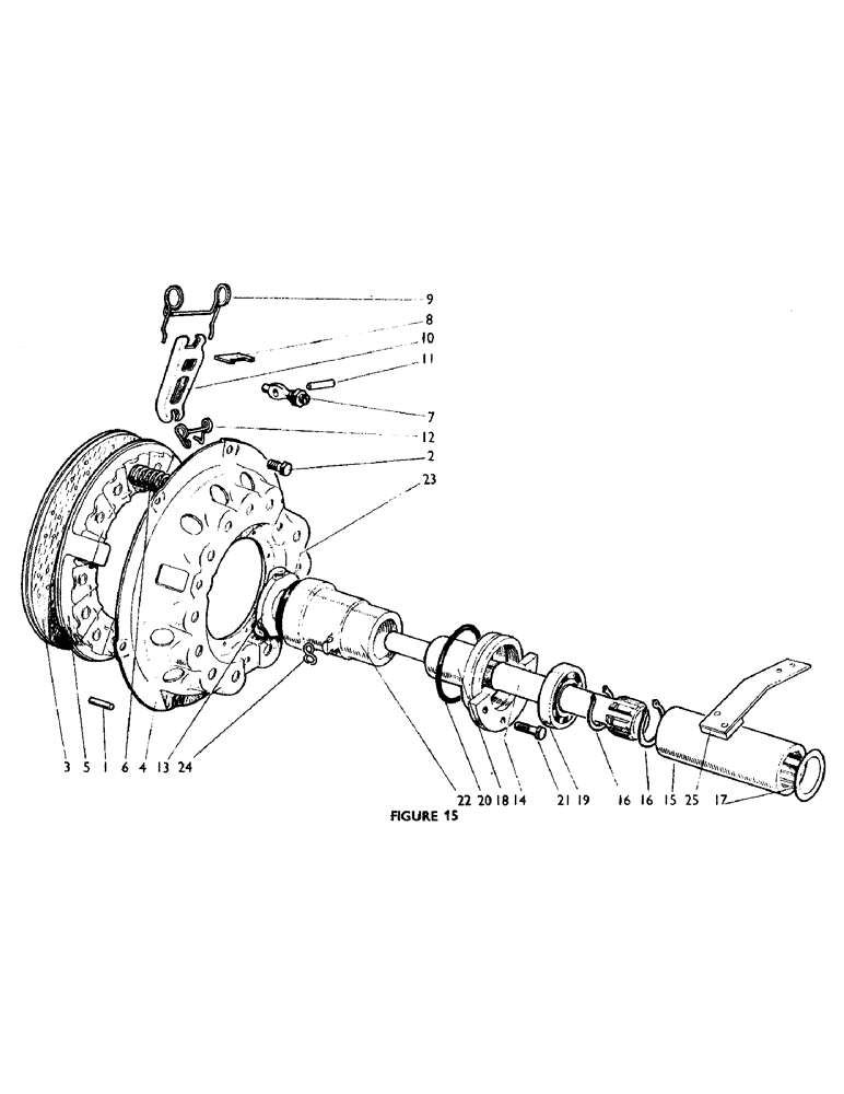 Схема запчастей Case IH 880UF - (24) - SINGLE CLUTCH, 880/UF MODELS (03.1) - CLUTCH