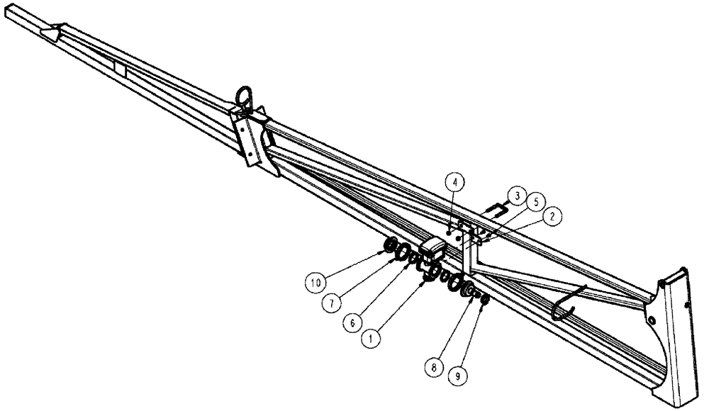 Схема запчастей Case IH SPX3310 - (09-033) - BOOM VALVE GROUP, OUTER, LO-FLOW Liquid Plumbing