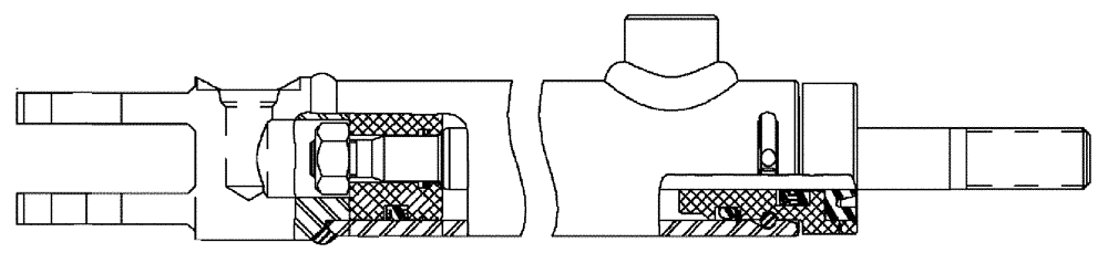 Схема запчастей Case IH 810 - (07-001) - CYLINDER, 6" AUGER GATE Hydraulic Components