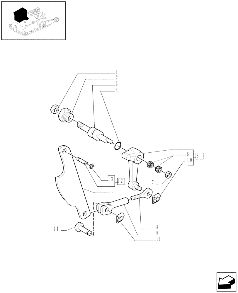 Схема запчастей Case IH JX1095N - (1.82.5[03]) - LIFT CONTROL (07) - HYDRAULIC SYSTEM