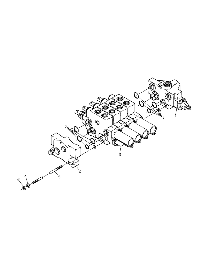 Схема запчастей Case IH KR-1225 - (08-15) - CONTROL VALVE ASSEMBLY (07) - HYDRAULICS