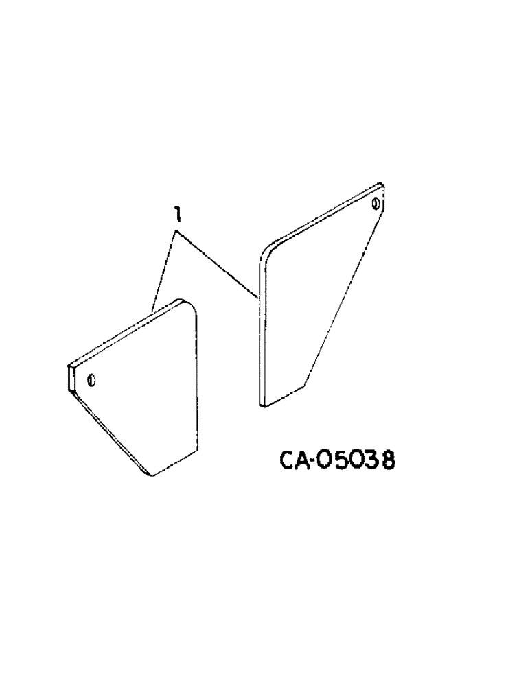 Схема запчастей Case IH 800 - SERIES - (A-31) - EAR CORN DEFLECTOR (58) - ATTACHMENTS/HEADERS