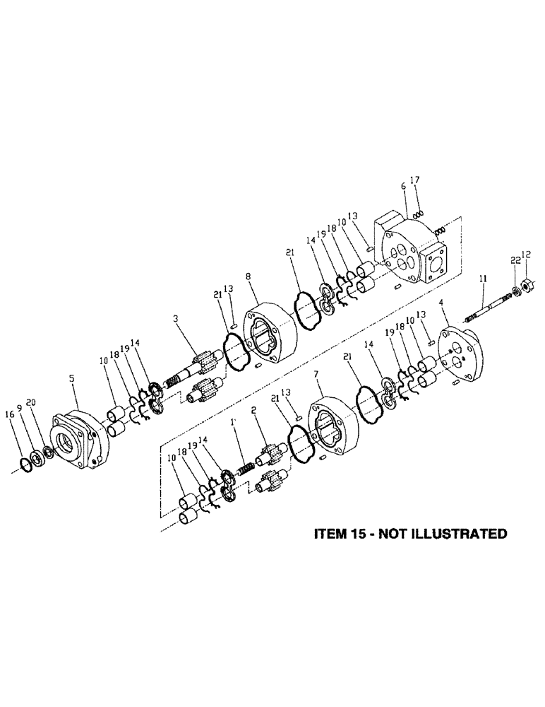 Схема запчастей Case IH 7700 - (B04-07) - HYDRAULIC PUMP, 108/6CT/M11-250/3306-250 Hydraulic Components & Circuits