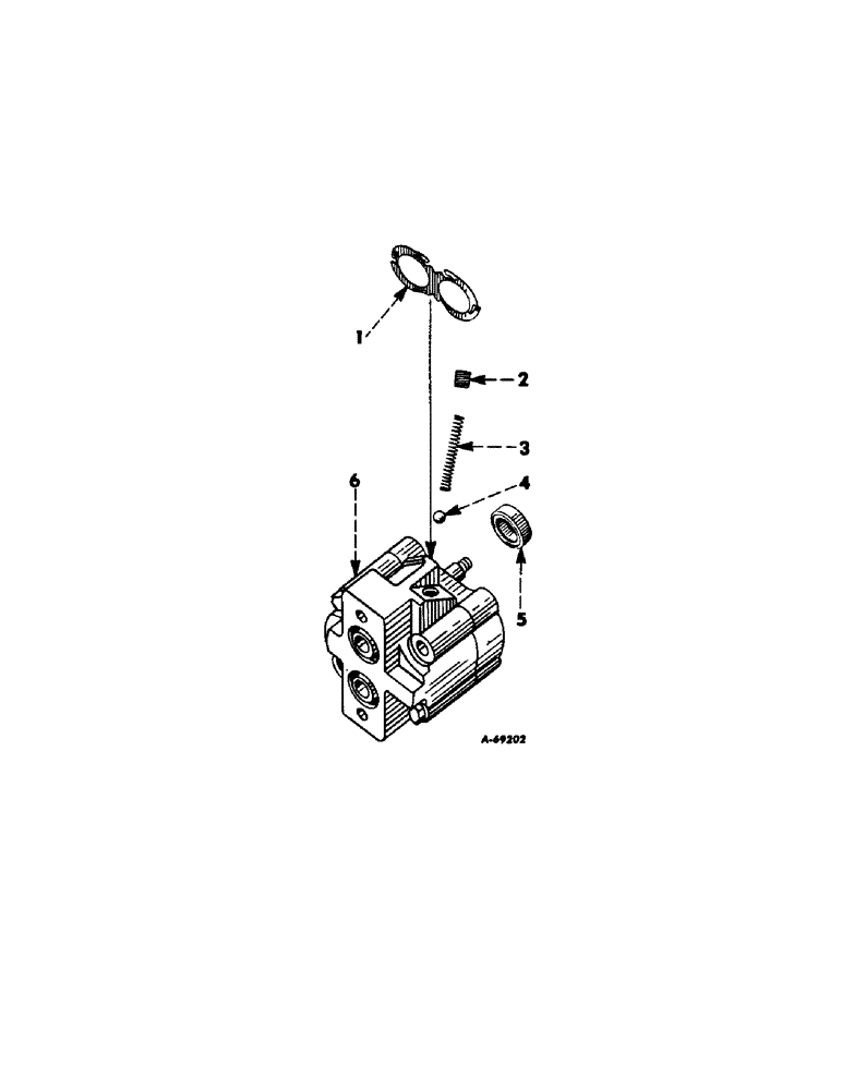 Схема запчастей Case IH 2404 - (116[A]) - HYDRAULIC SYSTEM, HYDRAULIC PUMP, THOMPSON (07) - HYDRAULIC SYSTEM