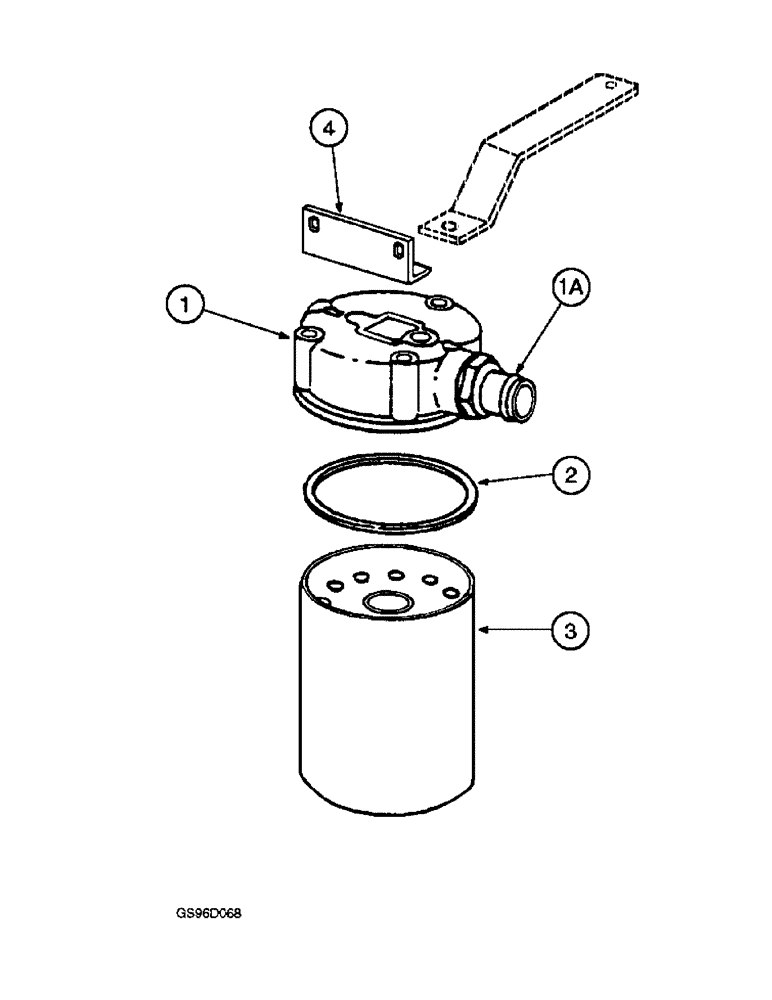 Схема запчастей Case IH 1400 - (8-32) - CHARGE PUMP FILTER (07) - HYDRAULICS