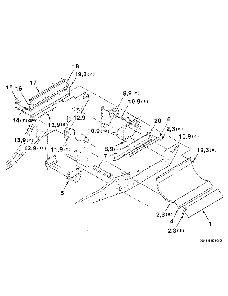 Схема запчастей Case IH 8610 - (7-02) - MAINFRAME ROTOR HOUSING ASSEMBLY, SERIAL NUMBER CFH0036001 THRU CFH0096411 (64) - CHOPPING