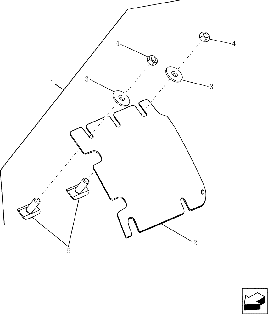 Схема запчастей Case IH 7010 - (66.360.12) - KIT, REAR FILLER PLATE, ROTOR CAGE (66) - THRESHING