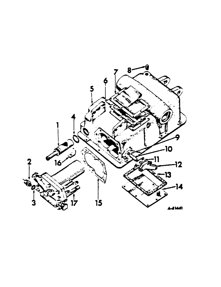 Схема запчастей Case IH 2444 - (F-07) - HYDRAULICS SYSTEM, HYDRAULIC LIFT HOUSING AND CONNECTIONS (07) - HYDRAULIC SYSTEM