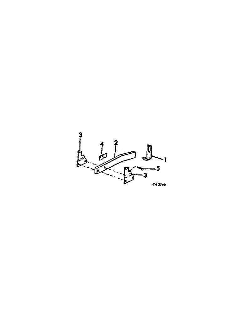 Схема запчастей Case IH 400 - (A-028[A]) - LIFT CYLINDER MOUNTING 