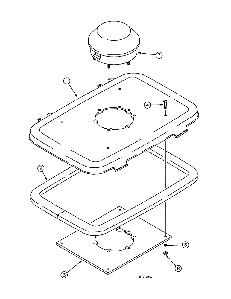 Схема запчастей Case IH 900 - (9-289A) - CLOSED GRANULAR CHEMICAL HOPPER PARTS, ALL RIGID, VERTICAL FOLD & FRONT FOLD PLANTERS (09) - CHASSIS/ATTACHMENTS