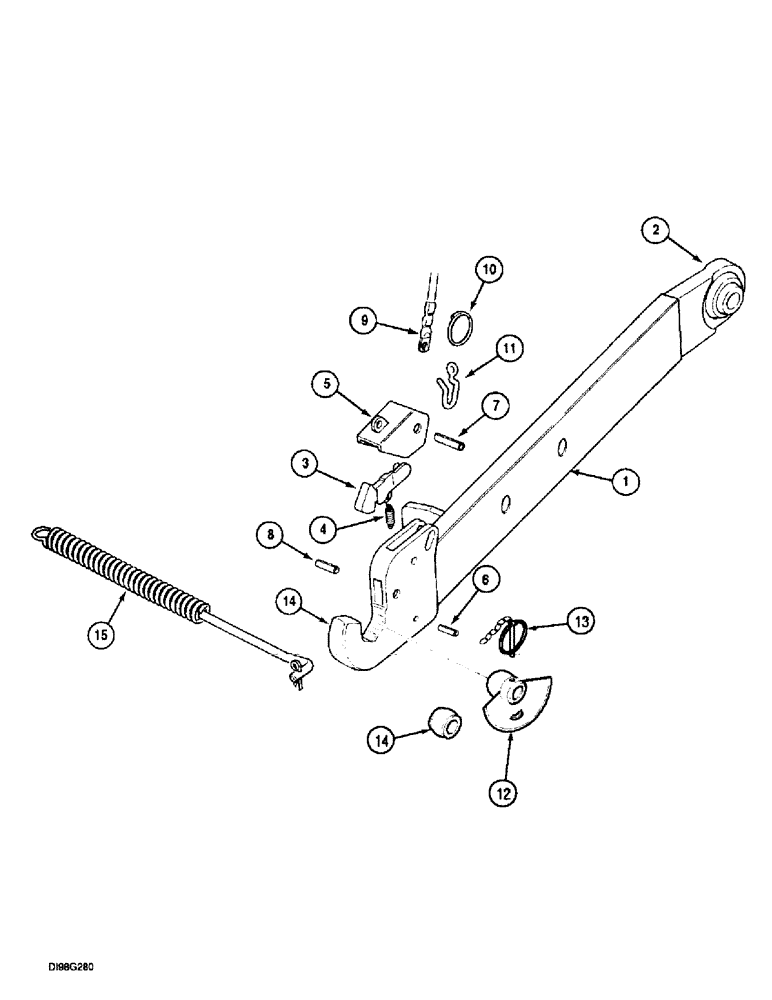 Схема запчастей Case IH 5150 - (9G-032) - HITCH - LOWER LIFT LINKS, (MAXXUM PRO - ) (09) - CHASSIS/ATTACHMENTS