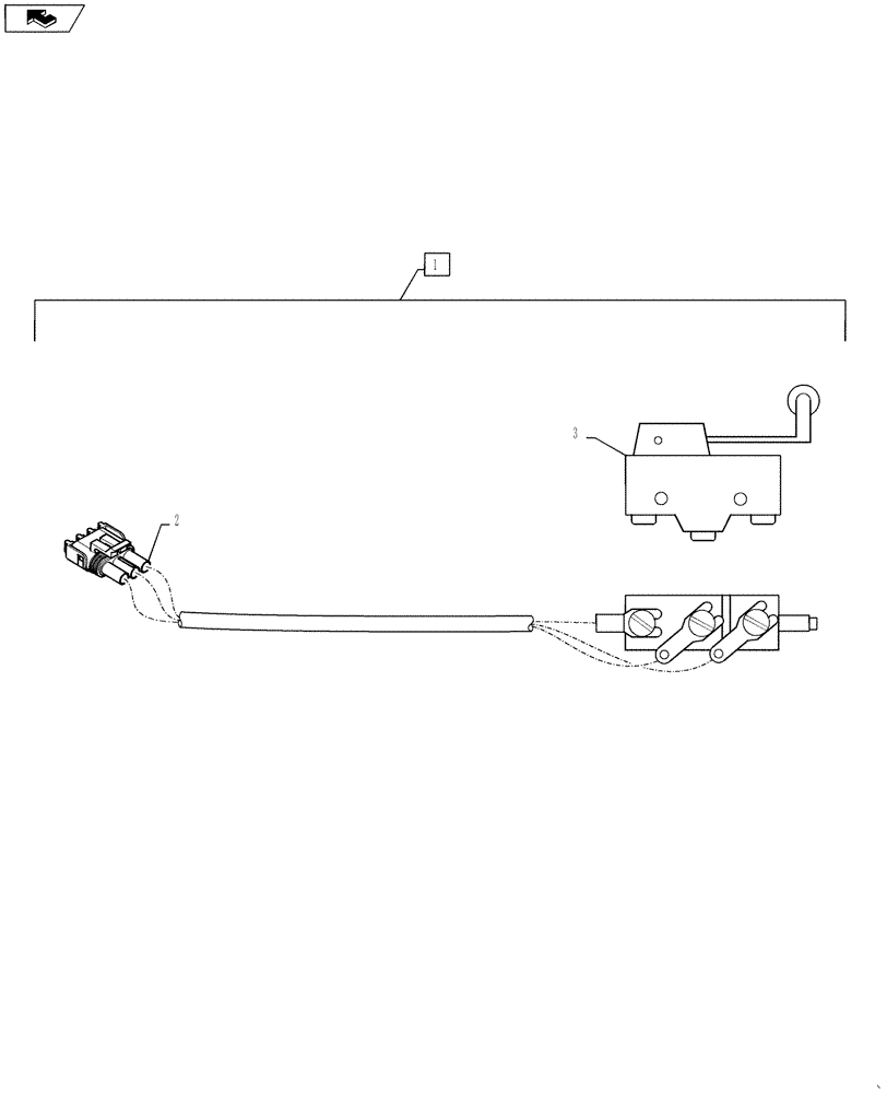 Схема запчастей Case IH TITAN 3530 - (55.610.02) - REVERSE ADAPTER (55) - ELECTRICAL SYSTEMS