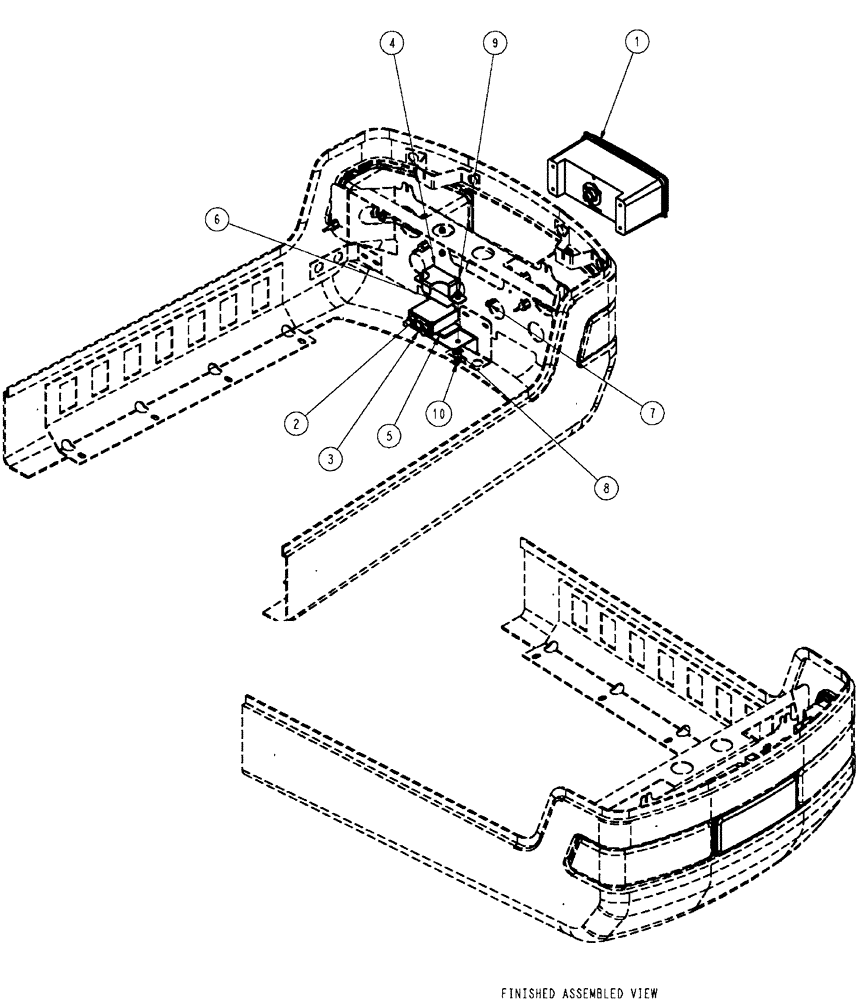 Схема запчастей Case IH SPX4410 - (11-062) - LIGHT GROUP HID Options