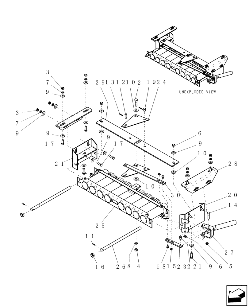 Схема запчастей Case IH ADX2230 - (F.10.D[11]) - 3 - POINT HITCH INTERMEDIATE MANIFOLD F - Frame Positioning