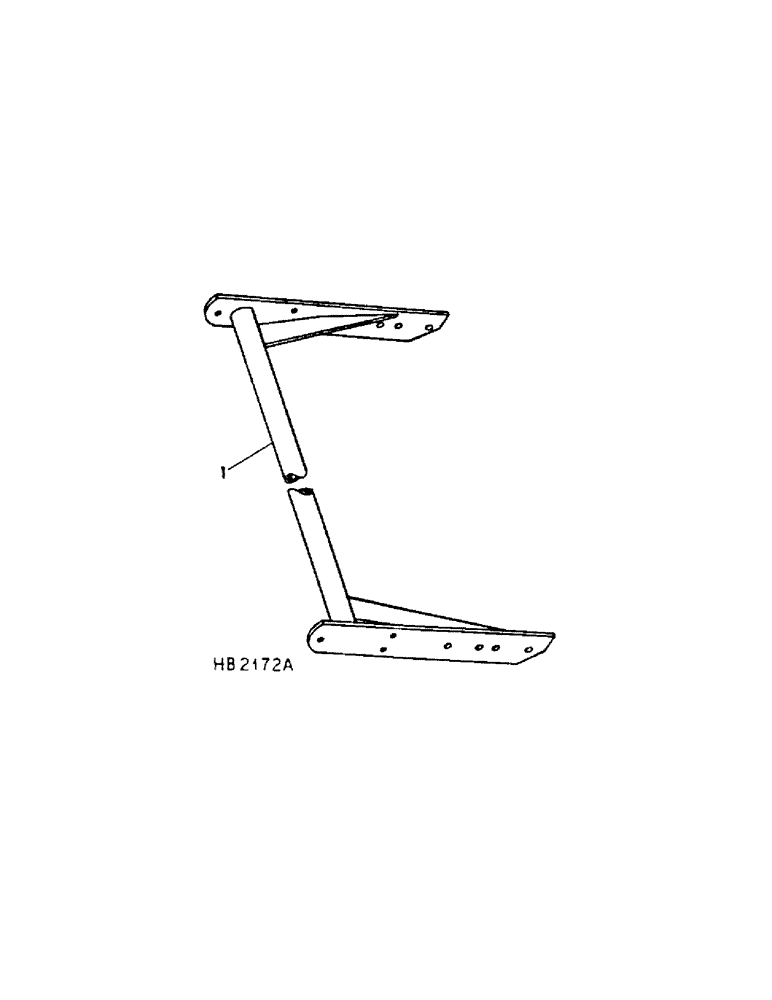 Схема запчастей Case IH SINGLE - (A-23) - SINGLE OVERSHOT AUGER HEADER, LEAN BAR, DIVIDER ATTACHMENT 