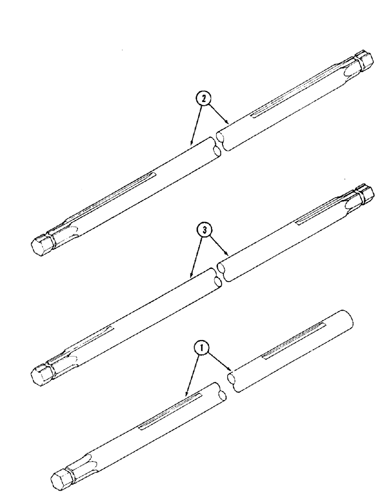 Схема запчастей Case IH 1020 - (9C-26) - FEEDER JACKSHAFT, 1420, 1440, 1460 AND 1480 COMBINE (09) - CHASSIS/ATTACHMENTS