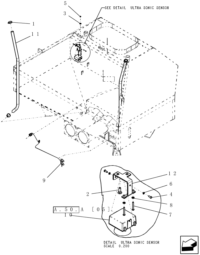 Схема запчастей Case IH ADX3260 - (L.10.B[07]) - ADX3260 TANK INTERNAL DETAIL L - Field Processing