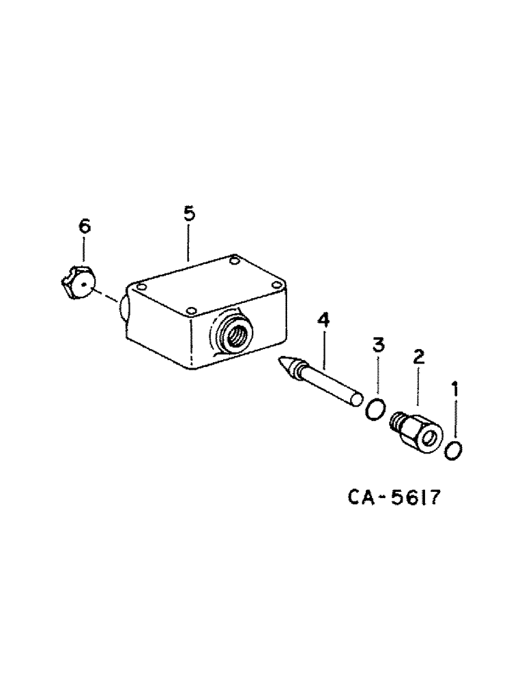 Схема запчастей Case IH 1460 - (10-48) - HYDRAULICS, HEADER AUTOMATIC FLOW CONTROL VALVE, S/N 22000 AND BELOW (07) - HYDRAULICS