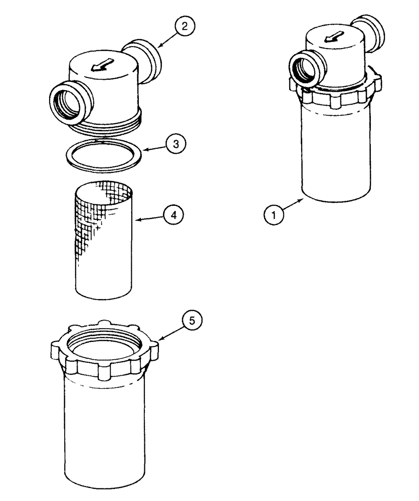 Схема запчастей Case IH CPX620 - (09B-04) - WATER FILTER ASSEMBLY (14) - WATER SYSTEM