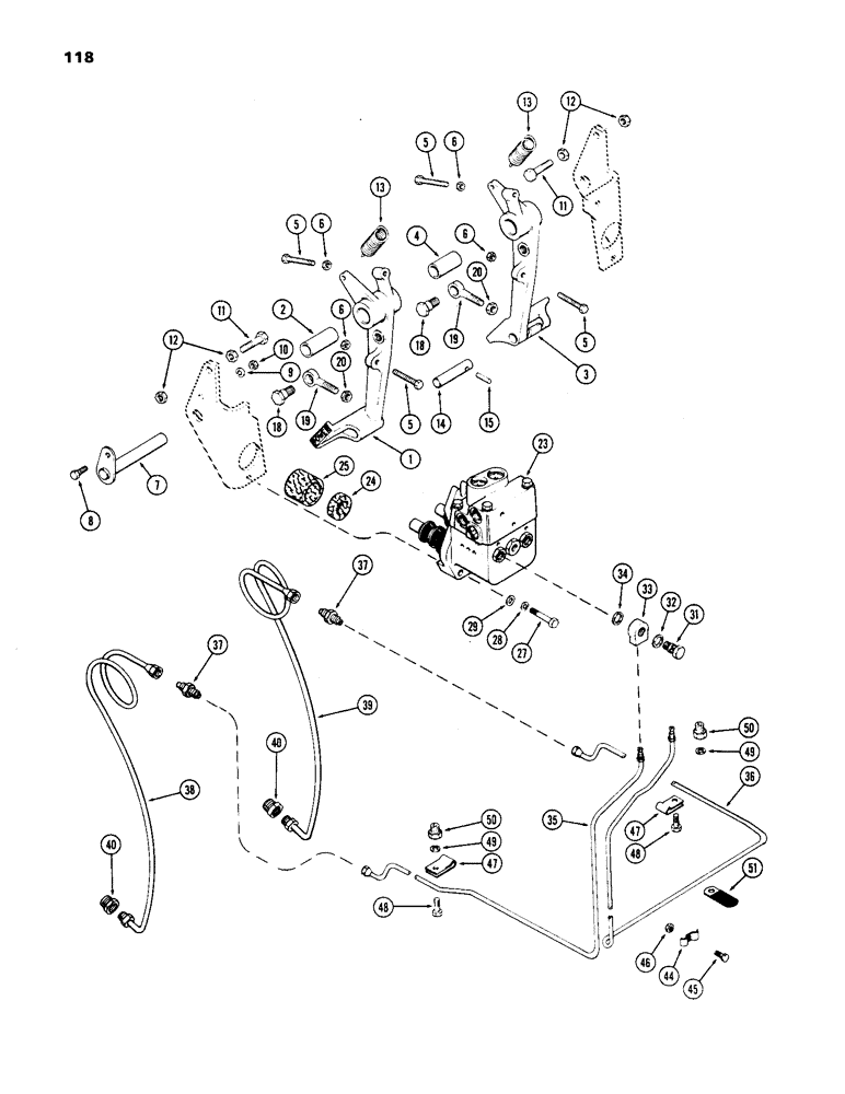 Схема запчастей Case IH 1170 - (118) - POWER BRAKE SYSTEM (07) - BRAKES