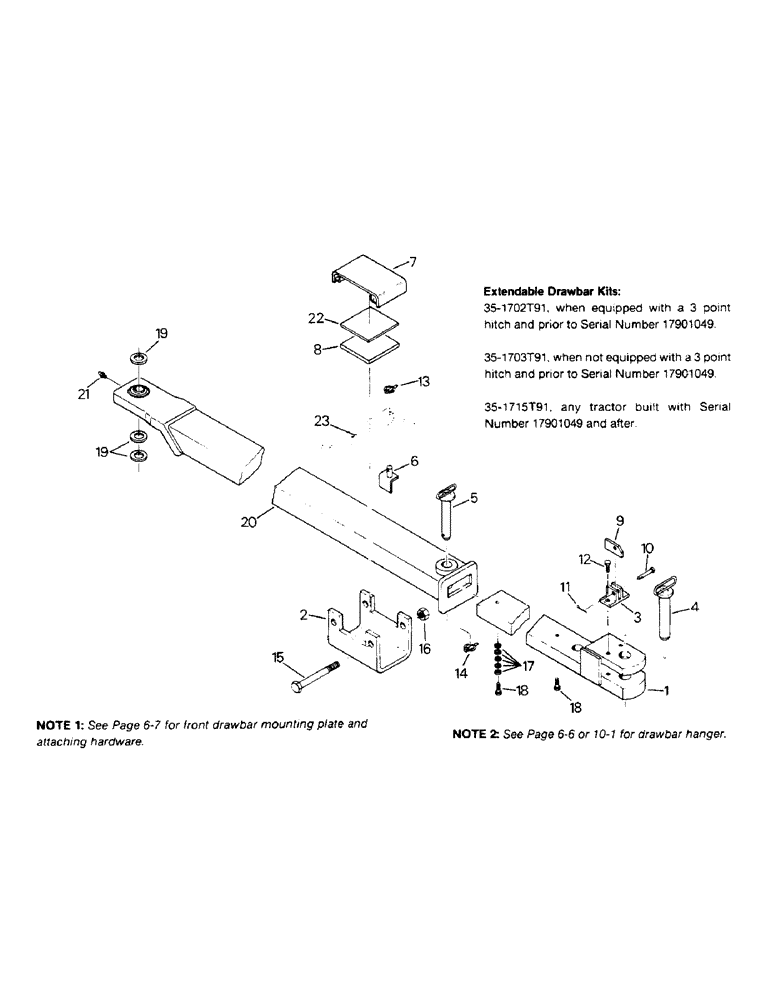 Схема запчастей Case IH 9110 - (06-8) - EXTENDABLE DRAWBAR AND MOUNTING (12) - FRAME