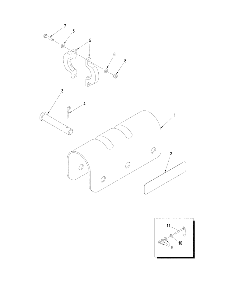 Схема запчастей Case IH STEIGER 335 - (05-10) - ARTICULATION LOCKS (05) - STEERING