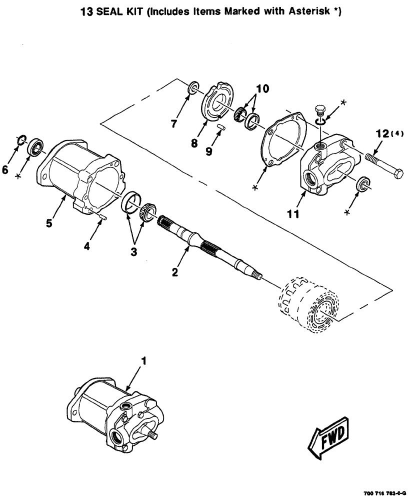 Схема запчастей Case IH 8860 - (08-14) - HYDRAULIC MOTOR ASSEMBLY (WHEEL DRIVE) (35) - HYDRAULIC SYSTEMS