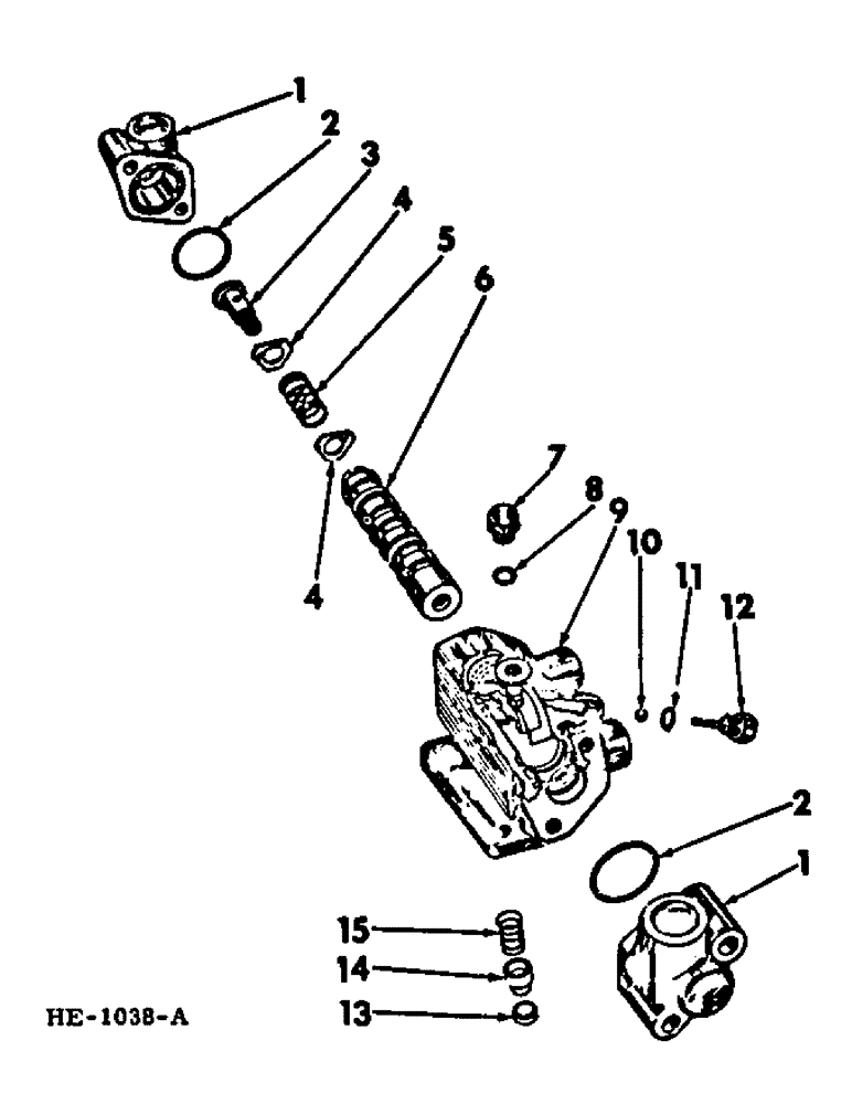 Схема запчастей Case IH 375 - (J-16) - STEERING MECHANISM, POWER STEERING PILOT VALVE Steering Mechanism