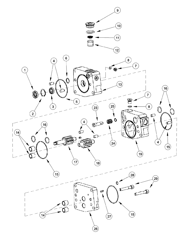 Схема запчастей Case IH MX240 - (03-13) - FUEL INJECTION PUMP, MX240, MX270, 6TAA-8304 EMISSIONS CERTIFIED ENGINE (03) - FUEL SYSTEM