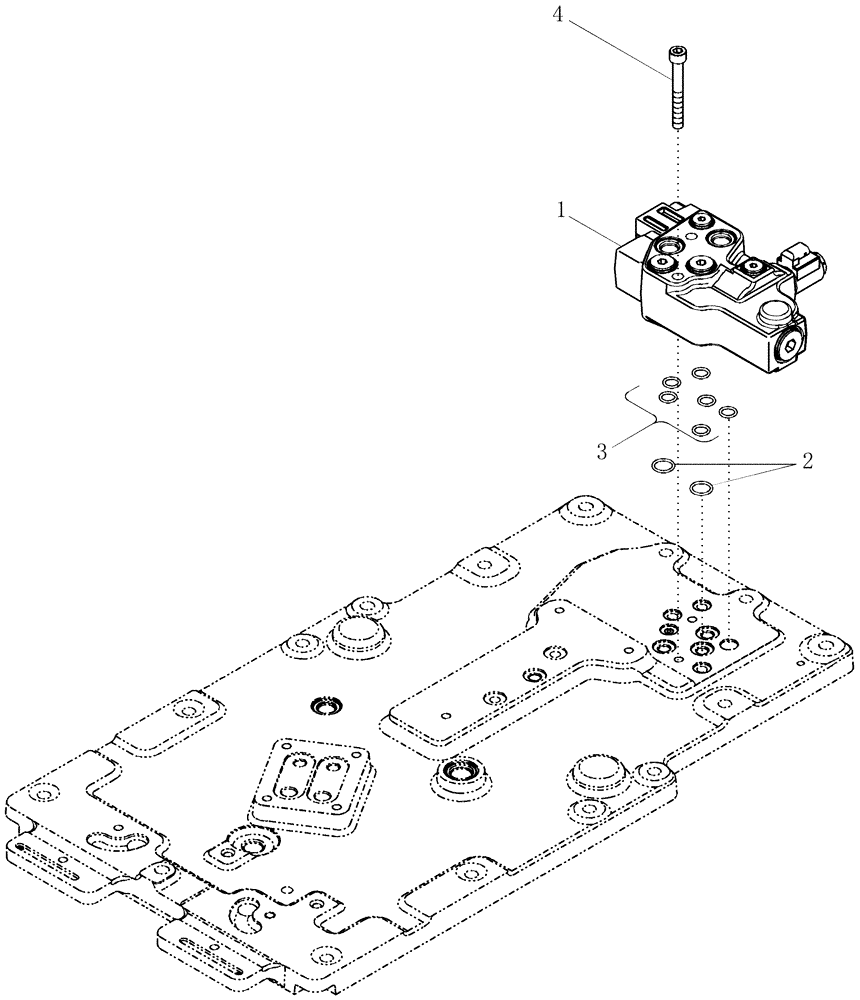 Схема запчастей Case IH MAGNUM 335 - (08-13) - HYDRAULIC SYSTEM - PTO/DIFFERENTIAL LOCK VALVE (08) - HYDRAULICS