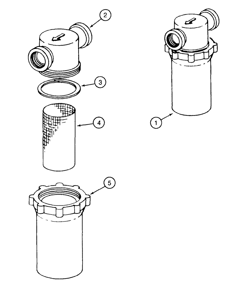 Схема запчастей Case IH 420 - (09B-05) - WATER FILTER ASSEMBLY (14) - WATER SYSTEM