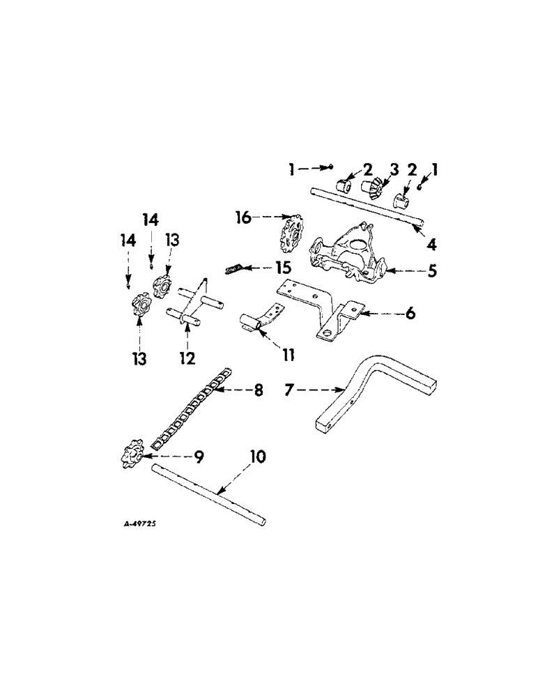 Схема запчастей Case IH LIQUID - (C-24[A]) - LIQUID CHEMICAL FERTILIZERS, HOPPER BRACKET AND COMBINATION FEED SHAFT 