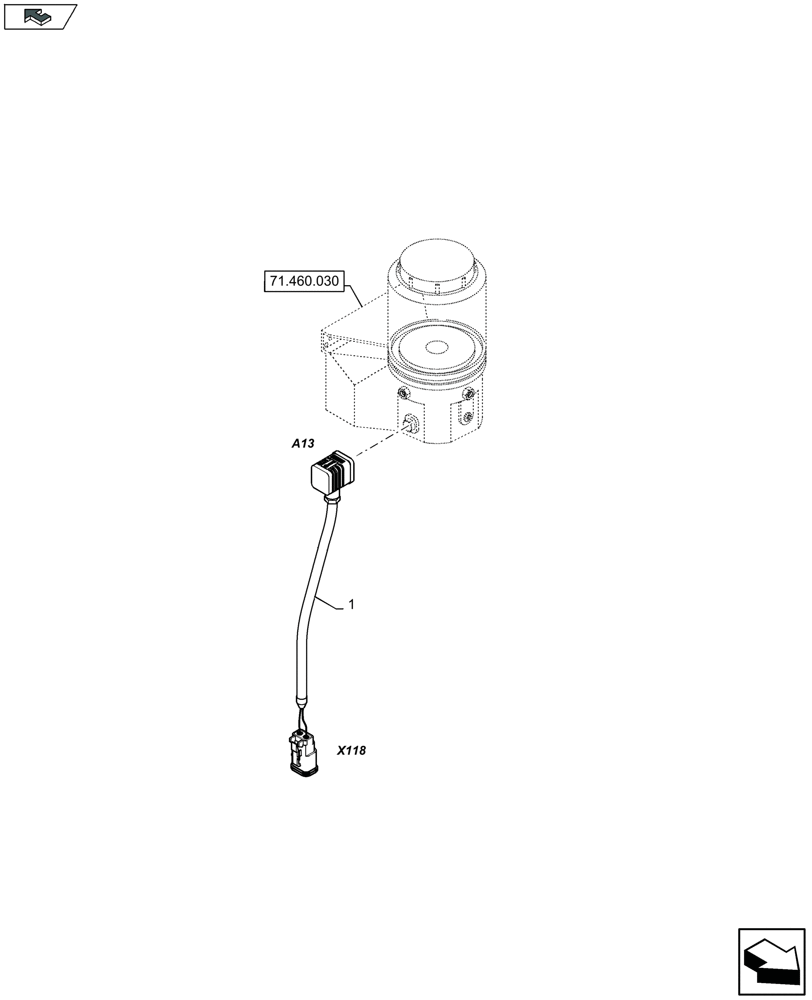 Схема запчастей Case IH LB424S - (55.100.010) - AUTOMATIC GREASING PUMP, ELECTRICITY - C093 (55) - ELECTRICAL SYSTEMS