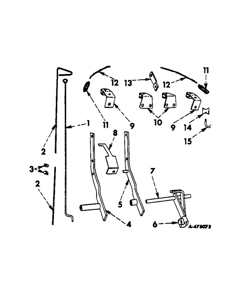 Схема запчастей Case IH 449A - (E-39) - GRASS WATER, WAY ATTACHMENT 