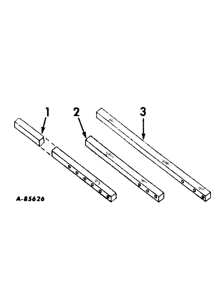 Схема запчастей Case IH 65 - (H-06[A]) - TOOL BARS, SQUARE 